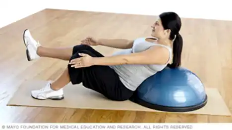 Destekli V-Sit Egzersizi (Supported V-Sit)