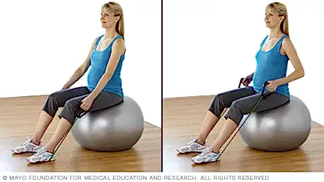 Direnç Lastiği ile Oturarak Kürek Çekme (Seated Row)